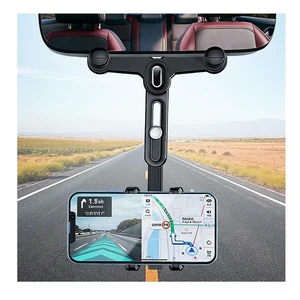 360° Rotation Rear View Mirror Phone Holder,Retractable Car Phone Holder Rear View Mirror Mount for 4.0-7.0" Phones,Unobstructed Rearview Mirrors Phones Holders for Cars,Trucks,SUVs 360° Rotation Rear View Mirror Phone Holder,Retractable Car Phone Holder Rear View Mirror Mount for 4.0-7.0" Phones,Unobstructed Rearview Mirrors Phones Holders for Cars,Trucks,SUVs