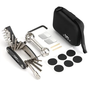 Bike Tool Kit, Portable Repair Mountain Bicycle Multitool, with Bone | With Carrying Case, Emergency Cycling Multitool, Hex Key Wrench, Tube Patch Kit,Tire Lever, For Mountain Bike Maintenance Bike Tool Kit, Portable Repair Mountain Bicycle Multitool, with Bone | With Carrying Case, Emergency Cycling Multitool, Hex Key Wrench, Tube Patch Kit,Tire Lever, For Mountain Bike Maintenance