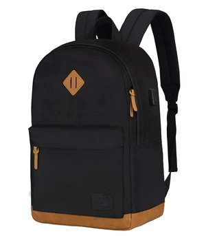 Large Travel Laptop Backpack with USB Charging Port for Men and Women, Classic School Backpack for Boys and Girls, Work Bag(18Inches/Black) Large Travel Laptop Backpack with USB Charging Port for Men and Women, Classic School Backpack for Boys and Girls, Work Bag(18Inches/Black)