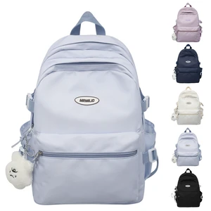 Kawaii Backpack with Cute Accessories Casual Aesthetic Daypack Simple Laptop Bag Waterproof Travel Rucksack for Women (blue) Kawaii Backpack with Cute Accessories Casual Aesthetic Daypack Simple Laptop Bag Waterproof Travel Rucksack for Women (blue)