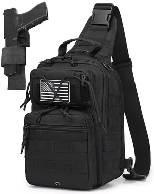 Tactical Sling Backpack Military Crossbody Bag Pack for Mens One Shoulder Holster Sling Bag 10L Tactical Sling Backpack Military Crossbody Bag Pack for Mens One Shoulder Holster Sling Bag 10L