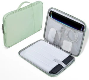 13-13.6 in Laptop Sleeve Case Protective Handle Bag with Accessories Pocket | Compatible with 2026 MacBook Neo 13-inch, MacBook Air 13.6 inch M5 M4 M3 M2 Chip Water-Resistant Shockproof 13-13.6 in Laptop Sleeve Case Protective Handle Bag with Accessories Pocket | Compatible with 2026 MacBook Neo 13-inch, MacBook Air 13.6 inch M5 M4 M3 M2 Chip Water-Resistant Shockproof