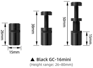 TEUCER Graphics Card Support Bracket, Magnetic Aluminum GPU Anti-Sag Stand, Stepless Adjustable Height GPU Holder to Prevent GPU Bending for ATX/MATX PC Case TEUCER Graphics Card Support Bracket, Magnetic Aluminum GPU Anti-Sag Stand, Stepless Adjustable Height GPU Holder to Prevent GPU Bending for ATX/MATX PC Case