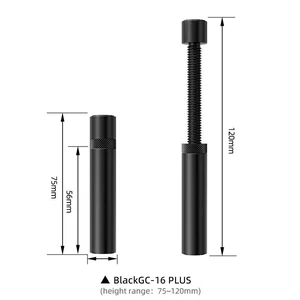 TEUCER Graphics Card Support Bracket, Magnetic Aluminum GPU Anti-Sag Stand, Stepless Adjustable Height GPU Holder to Prevent GPU Bending for ATX/MATX PC Case TEUCER Graphics Card Support Bracket, Magnetic Aluminum GPU Anti-Sag Stand, Stepless Adjustable Height GPU Holder to Prevent GPU Bending for ATX/MATX PC Case