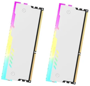 TEUCER RM-01 ARGB RAM Heatsink, 5V 3Pin Addressable RGB Memory Cooling Vest, Aluminum Alloy RAM Cooler Cover for DDR2/DDR3/DDR4/DDR5 Desktop Memory, Black & White Optional TEUCER RM-01 ARGB RAM Heatsink, 5V 3Pin Addressable RGB Memory Cooling Vest, Aluminum Alloy RAM Cooler Cover for DDR2/DDR3/DDR4/DDR5 Desktop Memory, Black & White Optional
