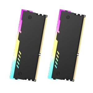 TEUCER RM-01 ARGB RAM Heatsink, 5V 3Pin Addressable RGB Memory Cooling Vest, Aluminum Alloy RAM Cooler Cover for DDR2/DDR3/DDR4/DDR5 Desktop Memory, Black & White Optional TEUCER RM-01 ARGB RAM Heatsink, 5V 3Pin Addressable RGB Memory Cooling Vest, Aluminum Alloy RAM Cooler Cover for DDR2/DDR3/DDR4/DDR5 Desktop Memory, Black & White Optional