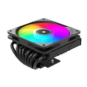 TEUCER TE-75 Low Profile CPU Cooler 75mm Height, 8×6mm Heat Pipes, 120mm ARGB PWM Fan, ITX Small Form Factor CPU Air Cooler for Intel LGA1700 AMD AM5 TEUCER TE-75 Low Profile CPU Cooler 75mm Height, 8×6mm Heat Pipes, 120mm ARGB PWM Fan, ITX Small Form Factor CPU Air Cooler for Intel LGA1700 AMD AM5