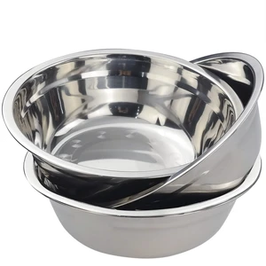 Stainless Steel Mixing Bowls, Metal Mixing Bowls Set, Set of 4 | Metal Prep Bowls for Kitchen, Lightweight, Nesting Metal Prep Salad Bowl for Baking Serving Cooking Food Prep Storage Stainless Steel Mixing Bowls, Metal Mixing Bowls Set, Set of 4 | Metal Prep Bowls for Kitchen, Lightweight, Nesting Metal Prep Salad Bowl for Baking Serving Cooking Food Prep Storage