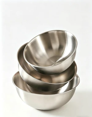 Stainless Steel Mixing Bowls Set of 3,Salad Prep & Cooking,Food Grade 304,Dishwasher Safe for Baking Stainless Steel Mixing Bowls Set of 3,Salad Prep & Cooking,Food Grade 304,Dishwasher Safe for Baking