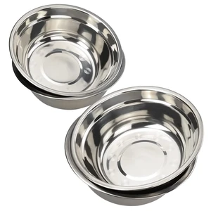 4-Pack Stainless Steel Mixing Bowls, Metal Prep Bowls 4-Pack Stainless Steel Mixing Bowls, Metal Prep Bowls
