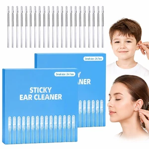 48 pcs Sticky Ear Cleaning Stick, Reusable Ear Cleaning Tools with Soft Rubber Head, Gentle Adhesive Ear Pick for Ear Wax Cleaning, Adhesive Ear Cleaning Sticks for All Ages(Blue) (Blue, 48pcs) 48 pcs Sticky Ear Cleaning Stick, Reusable Ear Cleaning Tools with Soft Rubber Head, Gentle Adhesive Ear Pick for Ear Wax Cleaning, Adhesive Ear Cleaning Sticks for All Ages(Blue) (Blue, 48pcs)