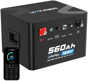 VATRER POWER 12.8V 560Ah Self-Heating LiFePO4 RV Battery, APP Monitoring VATRER POWER 12.8V 560Ah Self-Heating LiFePO4 RV Battery, APP Monitoring
