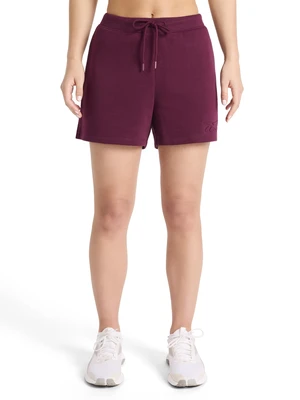 Reebok Womens Campus 4.5 Short, Standard Fit, Midweight Cotton-Poly Fabric, Black Cherry, Large Reebok Womens Campus 4.5 Short, Standard Fit, Midweight Cotton-Poly Fabric, Black Cherry, Large
