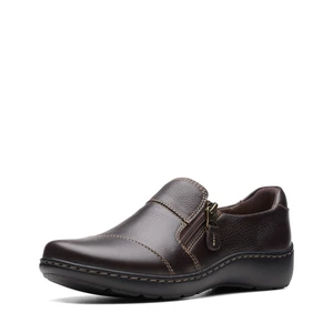 Clarks Women's Cora Harbor Loafer, Dark Brown Leather, 7 Medium US Clarks Women's Cora Harbor Loafer, Dark Brown Leather, 7 Medium US
