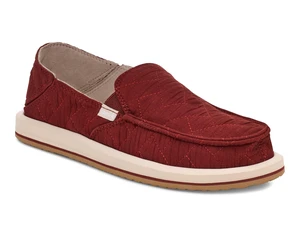 Sanuk Donna Quilted - Women Loafers, Fired Brick, 7 Sanuk Donna Quilted - Women Loafers, Fired Brick, 7