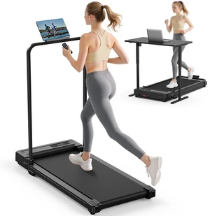 Walking Pad Treadmill for Home - Folding Treadmills with Handle Bar Portable Compact Fold up Indoor Foldable Handles Electric Walk Pads Small Spaces Mini Running Quiet Under Bed Office Walking Pad Treadmill for Home - Folding Treadmills with Handle Bar Portable Compact Fold up Indoor Foldable Handles Electric Walk Pads Small Spaces Mini Running Quiet Under Bed Office