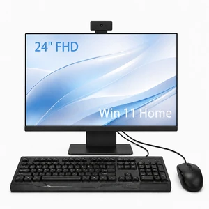 24" All-in-One Desktop Computer, i3 CPU, 8GB RAM 256GB SSD, AIO FHD Monitor, HD Privacy Protection Webcam, WiFi 6 + BT 5.3, Win 11 Home 24" All-in-One Desktop Computer, i3 CPU, 8GB RAM 256GB SSD, AIO FHD Monitor, HD Privacy Protection Webcam, WiFi 6 + BT 5.3, Win 11 Home