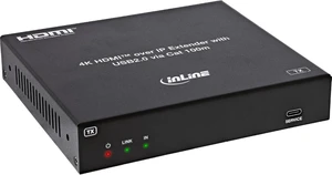 Inline HDMI KVM Extender Over IP Transmitter, 4K 60 Hz, 100 m Inline HDMI KVM Extender Over IP Transmitter, 4K 60 Hz, 100 m