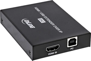 Inline HDMI KVM Extender Over IP Transmitter, Full HD, USB KVM, IR Inline HDMI KVM Extender Over IP Transmitter, Full HD, USB KVM, IR