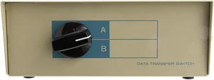 AB 2-Way Manual Switch Box with DB15 Female Ports Computer Signal Selector AB 2-Way Manual Switch Box with DB15 Female Ports Computer Signal Selector