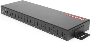 Gearmo 16 Port USB C Hub, Powered USB 3.2 Hub, 120W Adapter (GM-HU316C-RM) Gearmo 16 Port USB C Hub, Powered USB 3.2 Hub, 120W Adapter (GM-HU316C-RM)