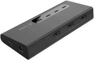 Juiced Systems VertexHUB High-Speed USB-C & USB-A Hub - 10 Gbps Transfer, USB 3.2 Gen 2, 4X USB-C Ports, 3X USB-A Ports, Fast Charging Juiced Systems VertexHUB High-Speed USB-C & USB-A Hub - 10 Gbps Transfer, USB 3.2 Gen 2, 4X USB-C Ports, 3X USB-A Ports, Fast Charging