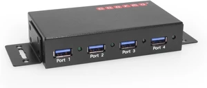 Gearmo 4 Port USB Hub, Powered USB 3.0 Hub, 24W AC Adapter (GM-HU34PWL) Gearmo 4 Port USB Hub, Powered USB 3.0 Hub, 24W AC Adapter (GM-HU34PWL)