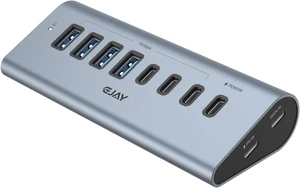 EJAY 8-in-1 USB-C Hub with Detachable Cable EJAY 8-in-1 USB-C Hub with Detachable Cable