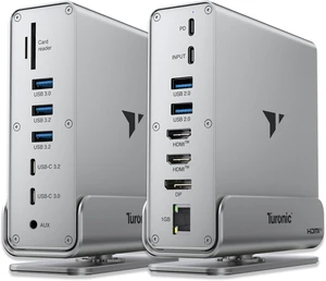 Turonic BYL-2519 Universal Docking Station, 15-in-1 USB 3.2 Hub Turonic BYL-2519 Universal Docking Station, 15-in-1 USB 3.2 Hub