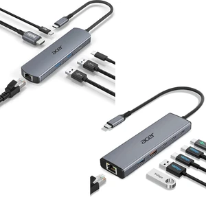 acer 6-in-1 4K@60Hz USBC to HDMI Adapter Bundle with USB C to Ethernet Adapter acer 6-in-1 4K@60Hz USBC to HDMI Adapter Bundle with USB C to Ethernet Adapter