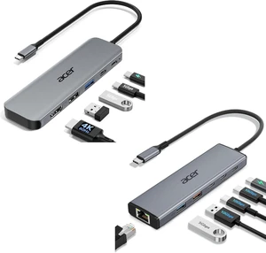acer 5-in-1 USB C Hub Bundle with 6-in-1 USB C to Ethernet Adapter acer 5-in-1 USB C Hub Bundle with 6-in-1 USB C to Ethernet Adapter