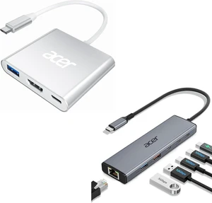 acer USB C to HDMI Adapter Bundle with 6-in-1 USB C to Ethernet Adapter acer USB C to HDMI Adapter Bundle with 6-in-1 USB C to Ethernet Adapter