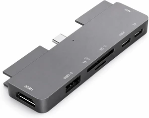 7-in-1 USB-C Hub for iPad Pro, Adapter with 4K HDMI, 60W PD Charging, USB-C Data, USB-A 3.0, SD/TF Card Reader, 3.5mm Audio Jack, for iPad Pro 2021/2020/2018 11"/12.9", iPad Air 4/5 7-in-1 USB-C Hub for iPad Pro, Adapter with 4K HDMI, 60W PD Charging, USB-C Data, USB-A 3.0, SD/TF Card Reader, 3.5mm Audio Jack, for iPad Pro 2021/2020/2018 11"/12.9", iPad Air 4/5