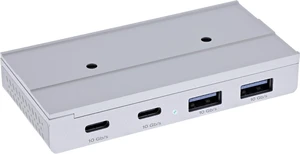 Inline 4-Port Magnetic USB Hub, 2 x USB-C, 2 x USB-A, USB 3.2 Gen.2, up to 10 Gb/s, Magnetic or Screwable, Aluminium Housing, 35395M Inline 4-Port Magnetic USB Hub, 2 x USB-C, 2 x USB-A, USB 3.2 Gen.2, up to 10 Gb/s, Magnetic or Screwable, Aluminium Housing, 35395M