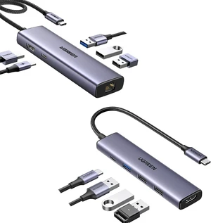 UGREEN Revodok 6 in 1 USB C Hub Bundle with Revodok 5 in 1 USB C Hub UGREEN Revodok 6 in 1 USB C Hub Bundle with Revodok 5 in 1 USB C Hub