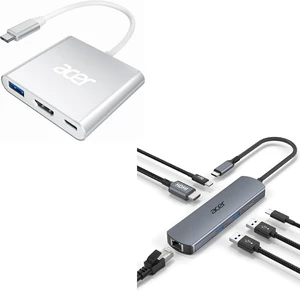 acer USB C to HDMI Adapater Bundle with 6 in 1 USB C Hub acer USB C to HDMI Adapater Bundle with 6 in 1 USB C Hub