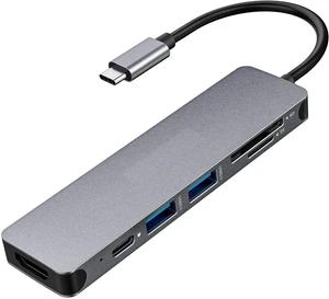 7-in-1 USB C to 4K HDMI Adapter PD Port HDTV Adapter Compatible with iPad Pro 11" (1st/2nd/3rd/4th Gen), Charger Port MicroSD Slot TV Video Hub Type-C Projector Converter 7-in-1 USB C to 4K HDMI Adapter PD Port HDTV Adapter Compatible with iPad Pro 11" (1st/2nd/3rd/4th Gen), Charger Port MicroSD Slot TV Video Hub Type-C Projector Converter