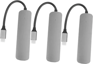 OSALADI 3pcs Type-c USB Hub Adapter Portable Data Hub USB Ports Transmission Speed and Indicator Light for and Other Devices OSALADI 3pcs Type-c USB Hub Adapter Portable Data Hub USB Ports Transmission Speed and Indicator Light for and Other Devices