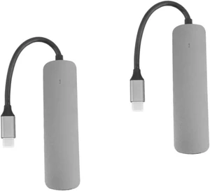 OSALADI 2pcs USB Type- Adapter USB Hub for Laptop and Phone High-Speed Data to Compact Design for Expansion OSALADI 2pcs USB Type- Adapter USB Hub for Laptop and Phone High-Speed Data to Compact Design for Expansion