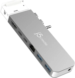 J5create JCD395 4K60 Pro USB4 Hub with MagSafe Kit - Designed for MacBook Pro 2021 2022 (USB-C to HDMI, 1x USB-C, 1xUSB-A, RJ45, 3.5mm AUX) 40Gbps J5create JCD395 4K60 Pro USB4 Hub with MagSafe Kit - Designed for MacBook Pro 2021 2022 (USB-C to HDMI, 1x USB-C, 1xUSB-A, RJ45, 3.5mm AUX) 40Gbps