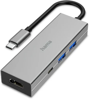 HAMA USB-C Hub Multiport Adapter (00200107) HAMA USB-C Hub Multiport Adapter (00200107)