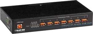 Black Box Industrial USB 2.0 Hub, 7-Port Black Box Industrial USB 2.0 Hub, 7-Port