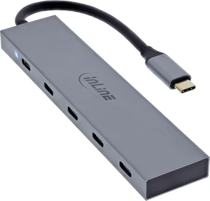 Inline USB-C Hub, 4X USB-C + Power Delivery 100 W, USB 3.2 Gen.2, Aluminium, 10 Gb/s, for MacBook, Smartphone, Tablet, Windows, 35392E Inline USB-C Hub, 4X USB-C + Power Delivery 100 W, USB 3.2 Gen.2, Aluminium, 10 Gb/s, for MacBook, Smartphone, Tablet, Windows, 35392E