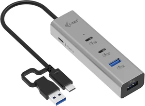 HUB Switch USB Type-C Ports; USB Type A I-TEC CAHUBMETAL2A2CPD HUB Switch USB Type-C Ports; USB Type A I-TEC CAHUBMETAL2A2CPD