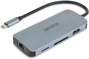 DICOTA USB C 8 in 1 Multi Hub 4K PD 100W DICOTA USB C 8 in 1 Multi Hub 4K PD 100W