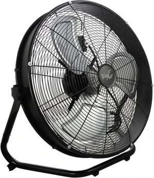 Vie Air 20" Industrial Floor Drum Fan with 3 Speed 360 Degree Tilt Head Vie Air 20" Industrial Floor Drum Fan with 3 Speed 360 Degree Tilt Head