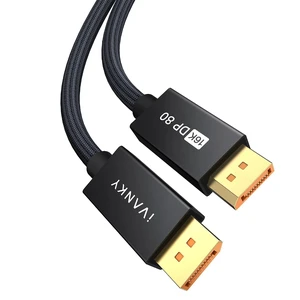 IVANKY 80Gbps 16K DisplayPort 2.1 Cable 10FT, DP to DP Cable 2.1 IVANKY 80Gbps 16K DisplayPort 2.1 Cable 10FT, DP to DP Cable 2.1