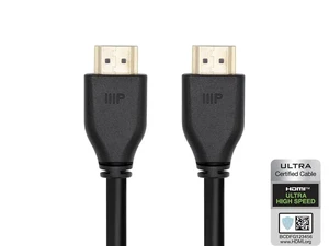 Monoprice 8K Certified Ultra High Speed HDMI 2.1 Cable - Up to 8K@60Hz, CL2 Rated, 48Gbps, 20 Feet, Black Monoprice 8K Certified Ultra High Speed HDMI 2.1 Cable - Up to 8K@60Hz, CL2 Rated, 48Gbps, 20 Feet, Black
