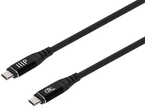 Monoprice USB4 40Gbps Cable - 240W EPR 8K HDR USB-IF Certified Braided Ultra High-Speed 3ft Black Monoprice USB4 40Gbps Cable - 240W EPR 8K HDR USB-IF Certified Braided Ultra High-Speed 3ft Black