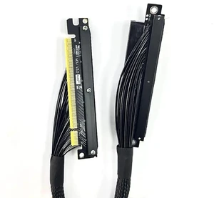 JMT ADT-M33 PCIe4.0 x16 256Gbps GPU Extension Cable Dual Reverse Right Left Bend 30cm Compatible with Chassis A4 ITX RTX 4090 RX7900xt (M33JP-RR Dual Right-Bent) JMT ADT-M33 PCIe4.0 x16 256Gbps GPU Extension Cable Dual Reverse Right Left Bend 30cm Compatible with Chassis A4 ITX RTX 4090 RX7900xt (M33JP-RR Dual Right-Bent)